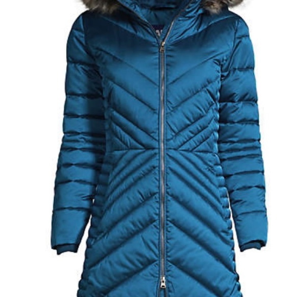 LIKE NEW LANDS’ END INSULATED MID LENGTH JACKET